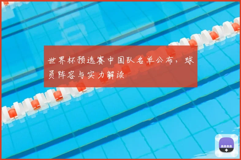 世界杯预选赛中国队名单公布,球员阵容与实力解读