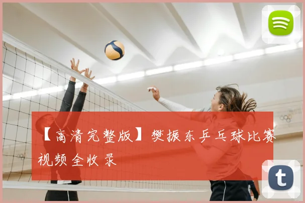【高清完整版】樊振东乒乓球比赛视频全收录